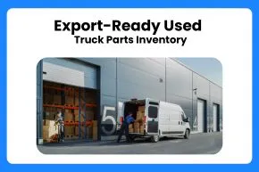 Export-Ready Used Truck Parts Inventory