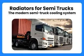 The modern semi-truck cooling system