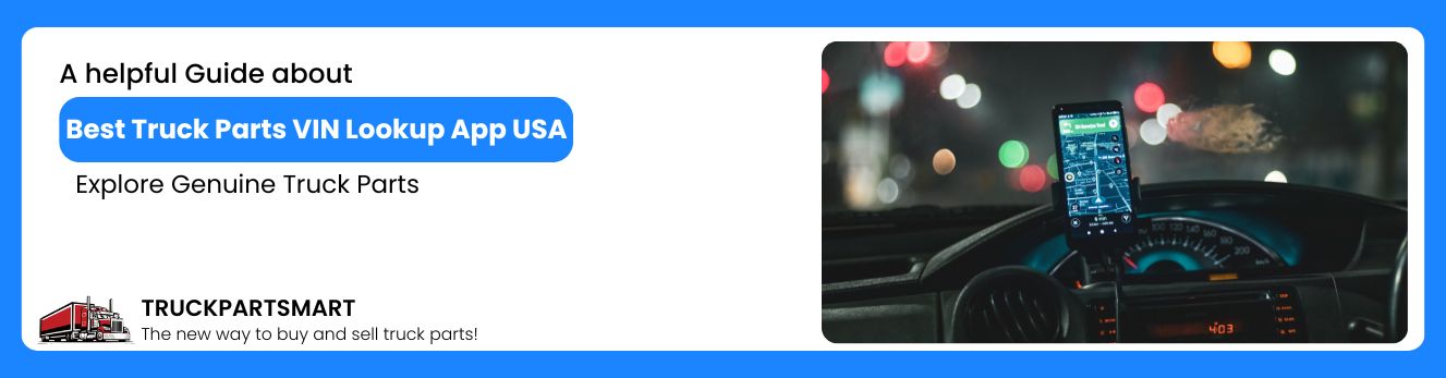 Best Truck Parts VIN Lookup App USA