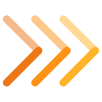 Grafik mit bunten Pfeilen zeigen nach rechts