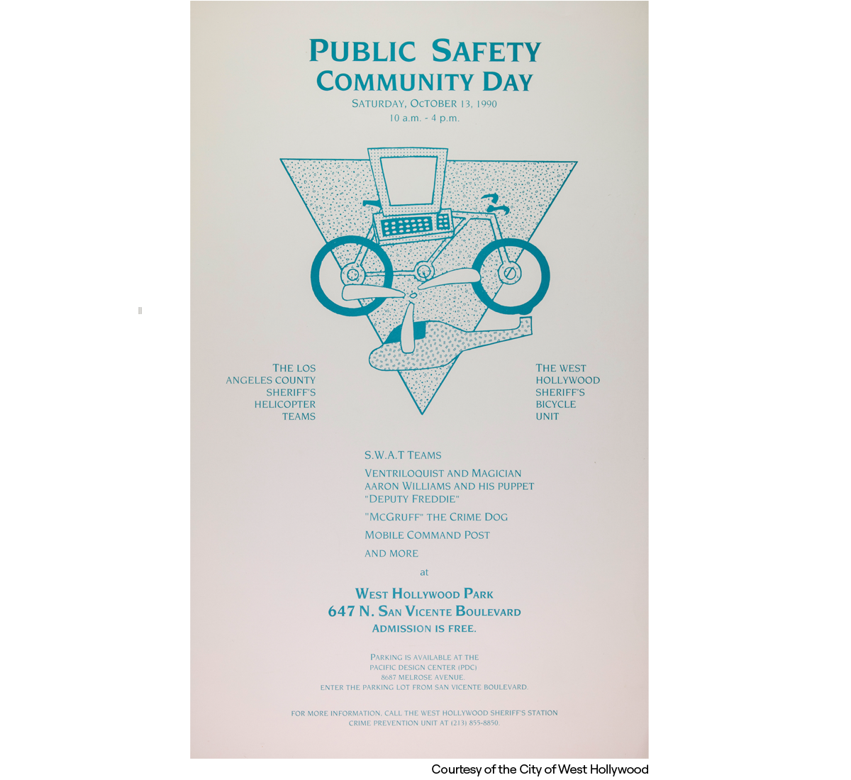 Public Safety Community Day 1990 poster
