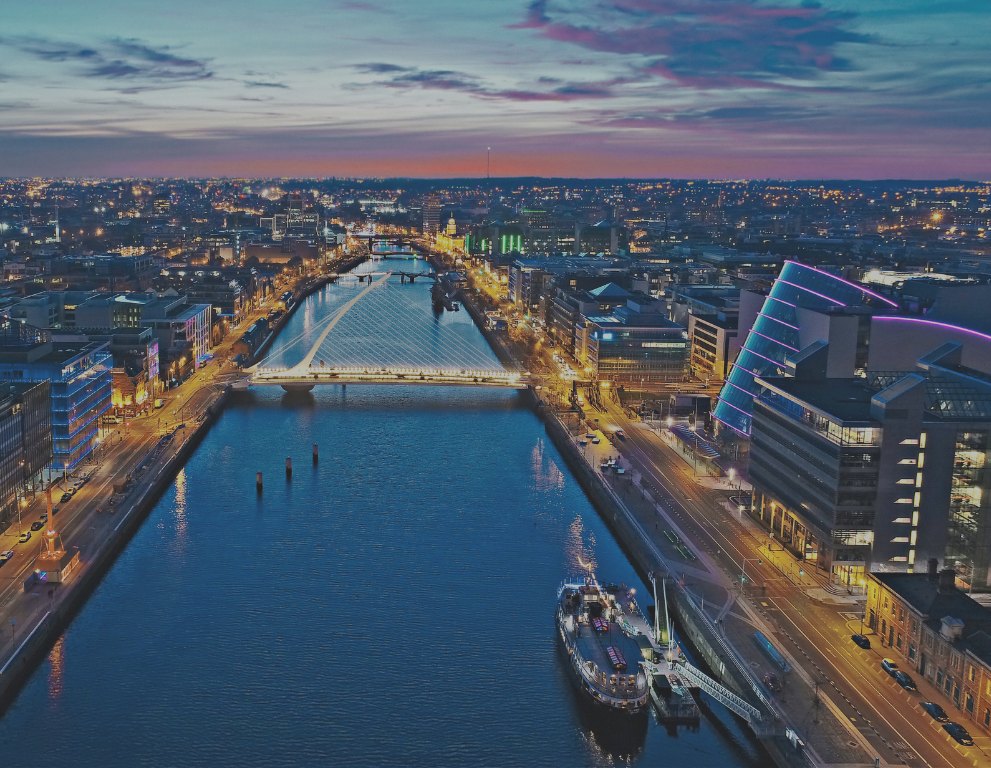 Dublino panoramic view