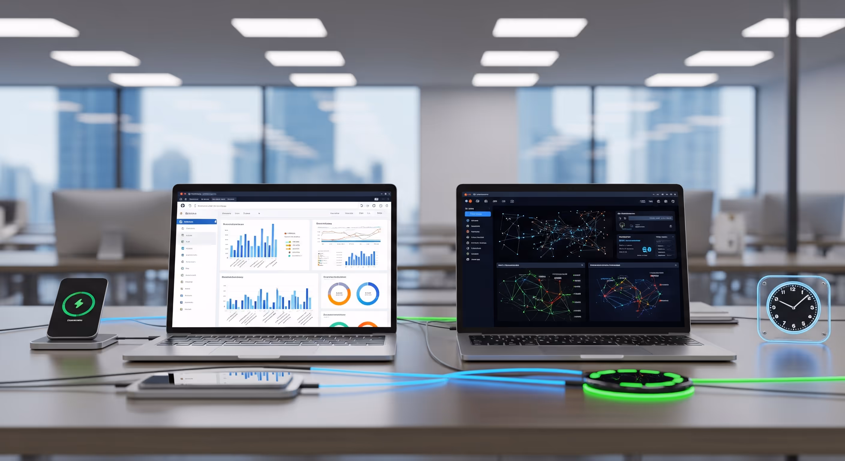 image of a team collaborating at an ai saas company