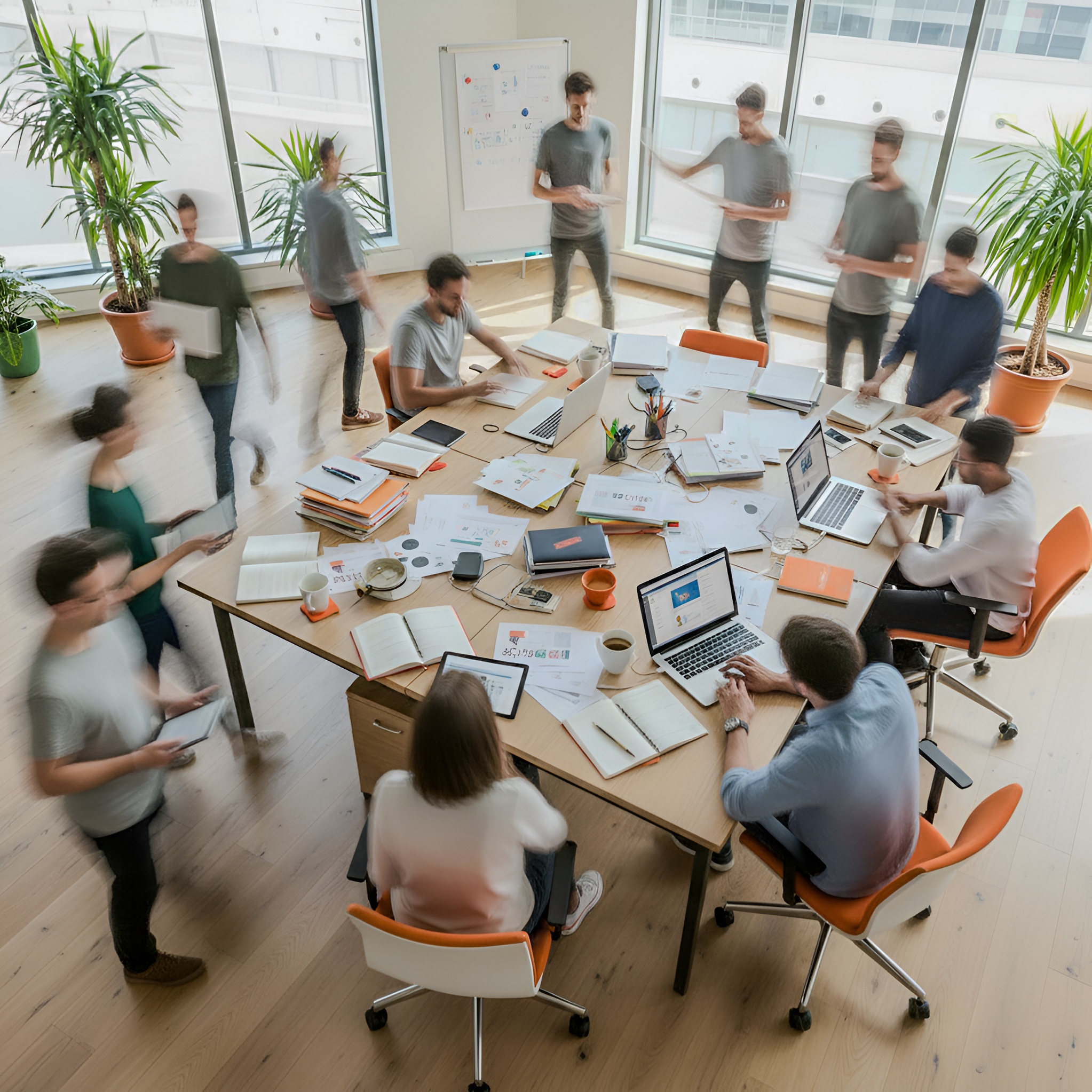 [interface] image of a laptop with software interface (for a ai marketing tech company)