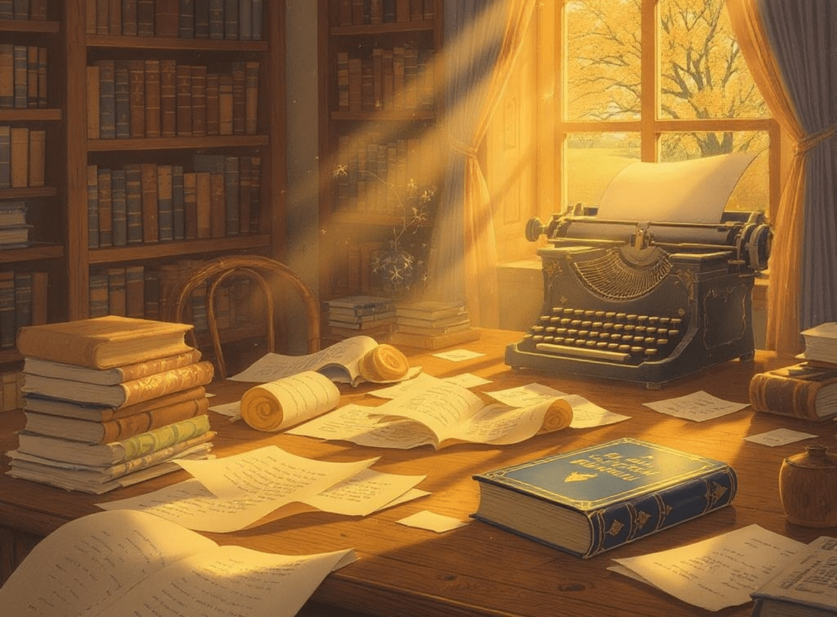 Office with lighting