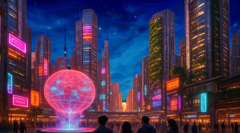 futuristic header