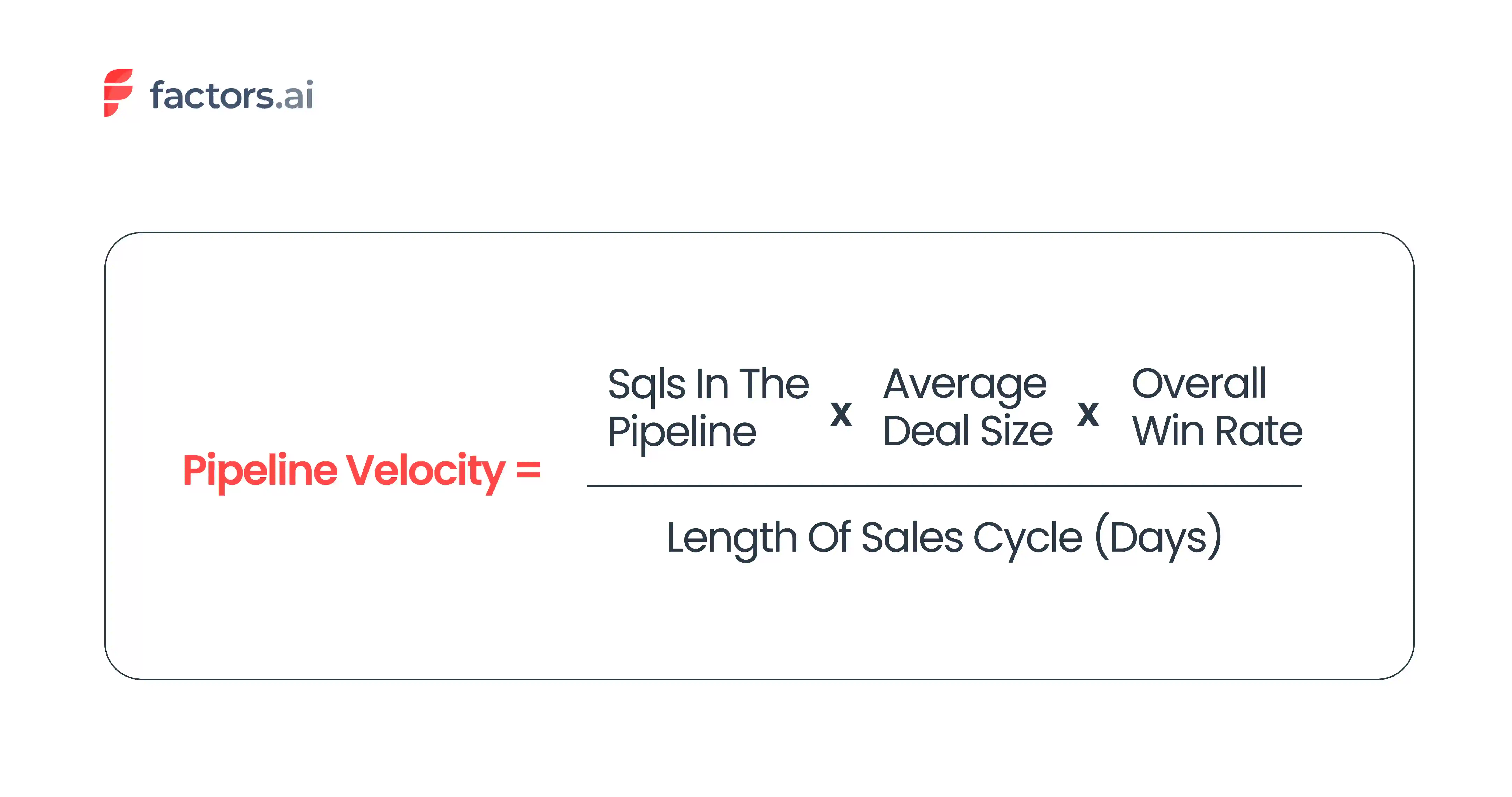  How to calculate pipeline velocity?