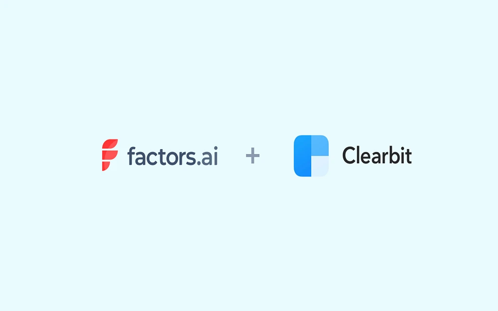 Clearbit + Factors: Partnership Announcement