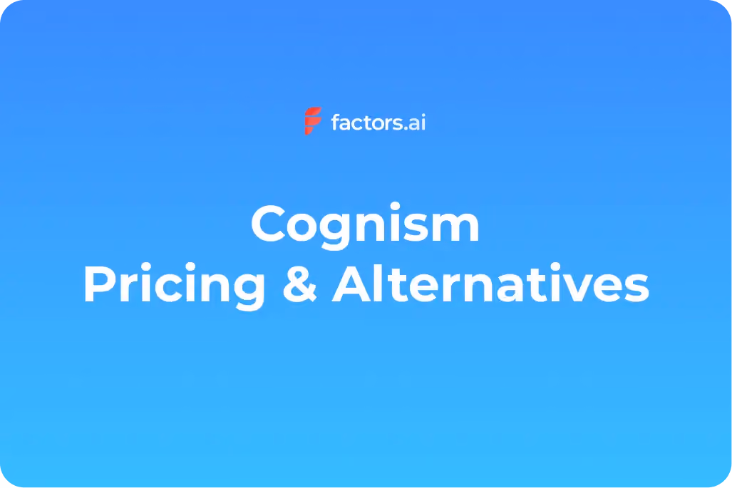 Cognism Pricing 2026: Plans, Costs & Alternatives