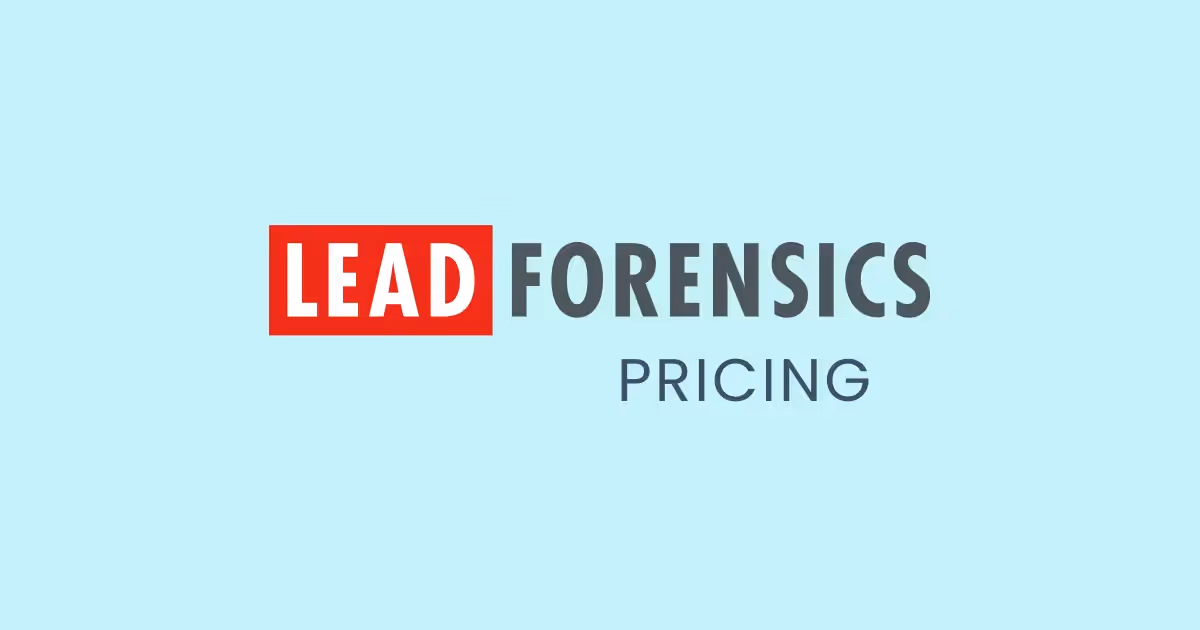 Lead Forensics Pricing, Reviews & Overview