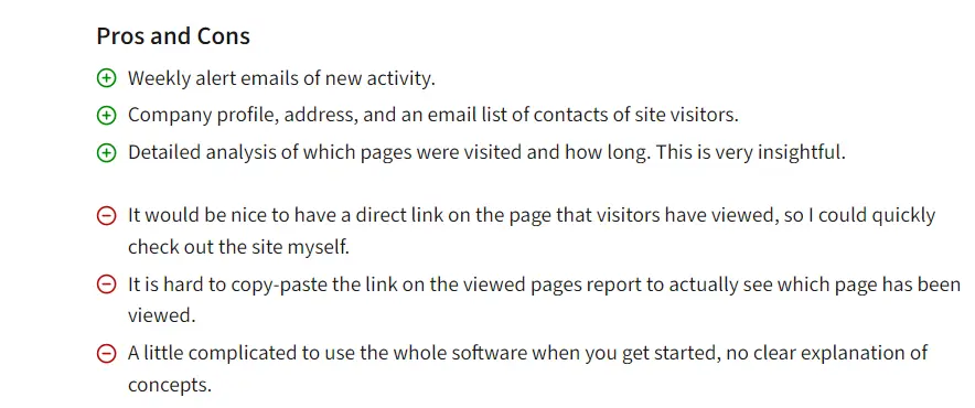 Pros and Cons of Albacross