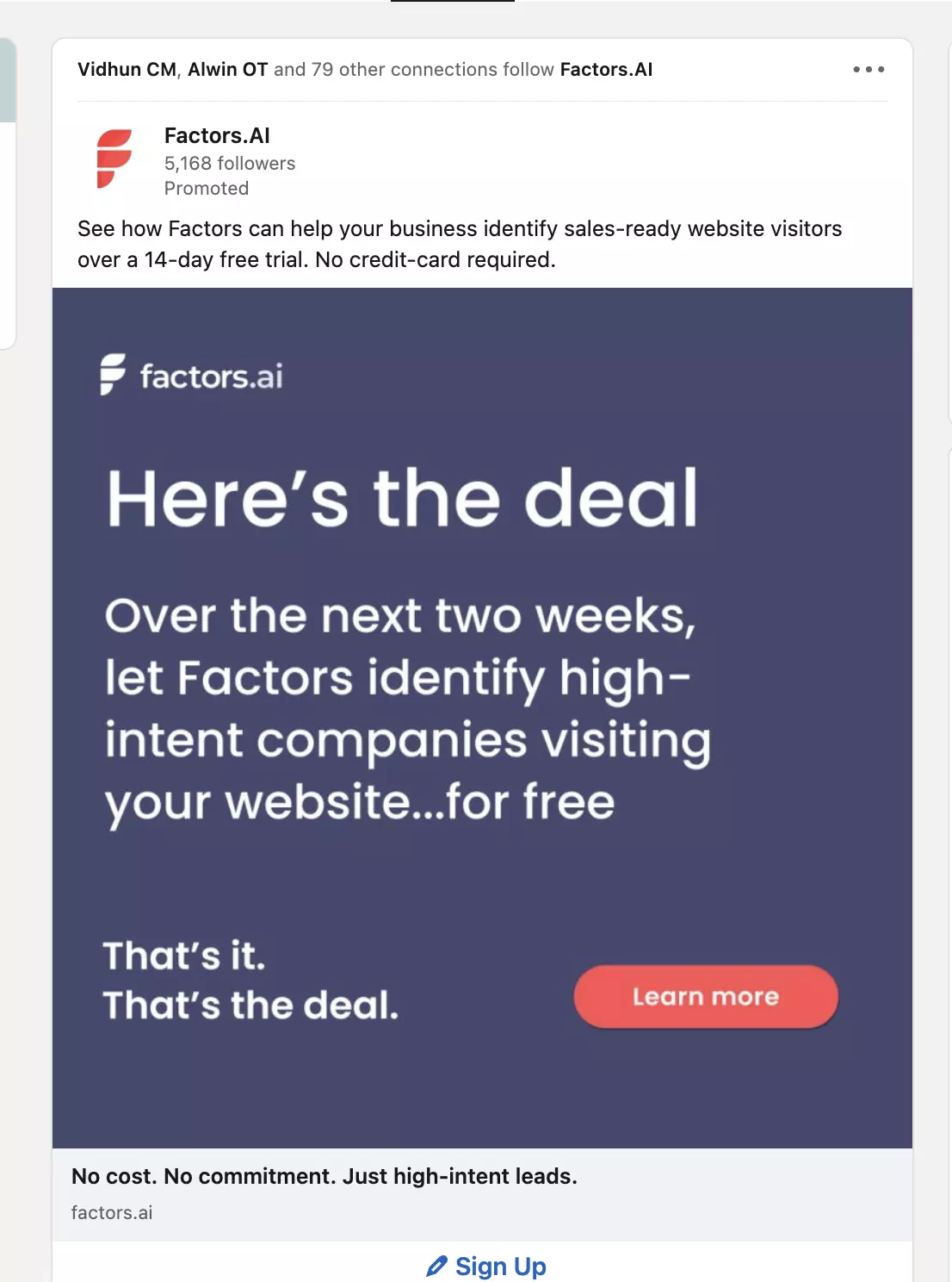 factors deal ads