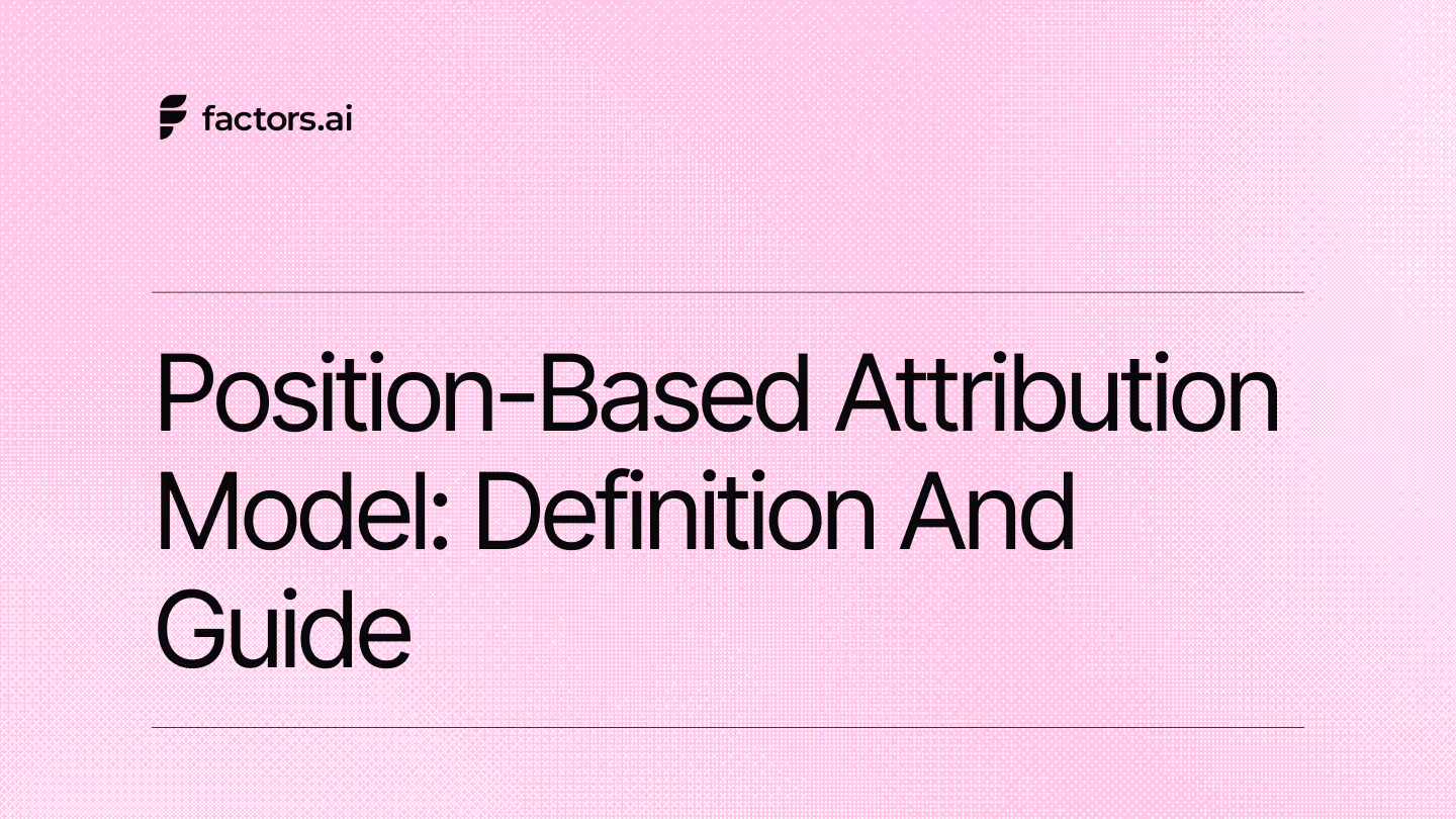 Position-Based Attribution Model: Definition and Guide