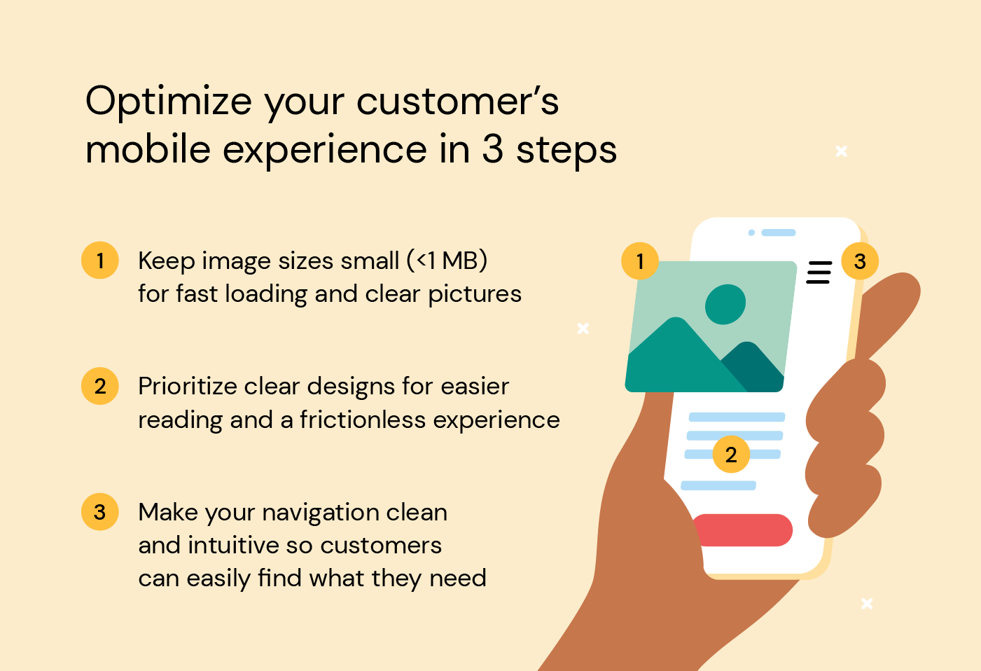 mobile use experience optimisation