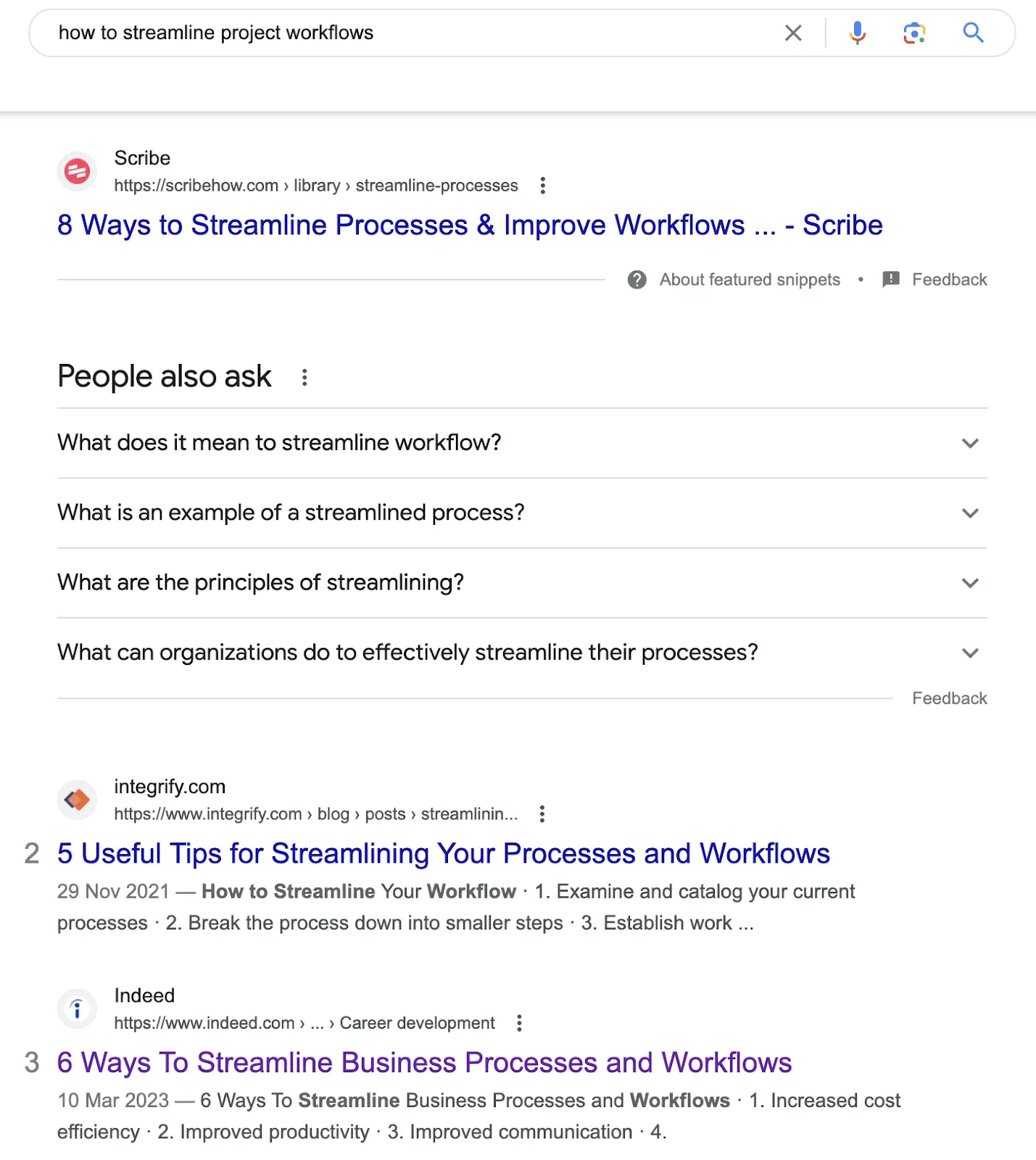 SERP PAGE