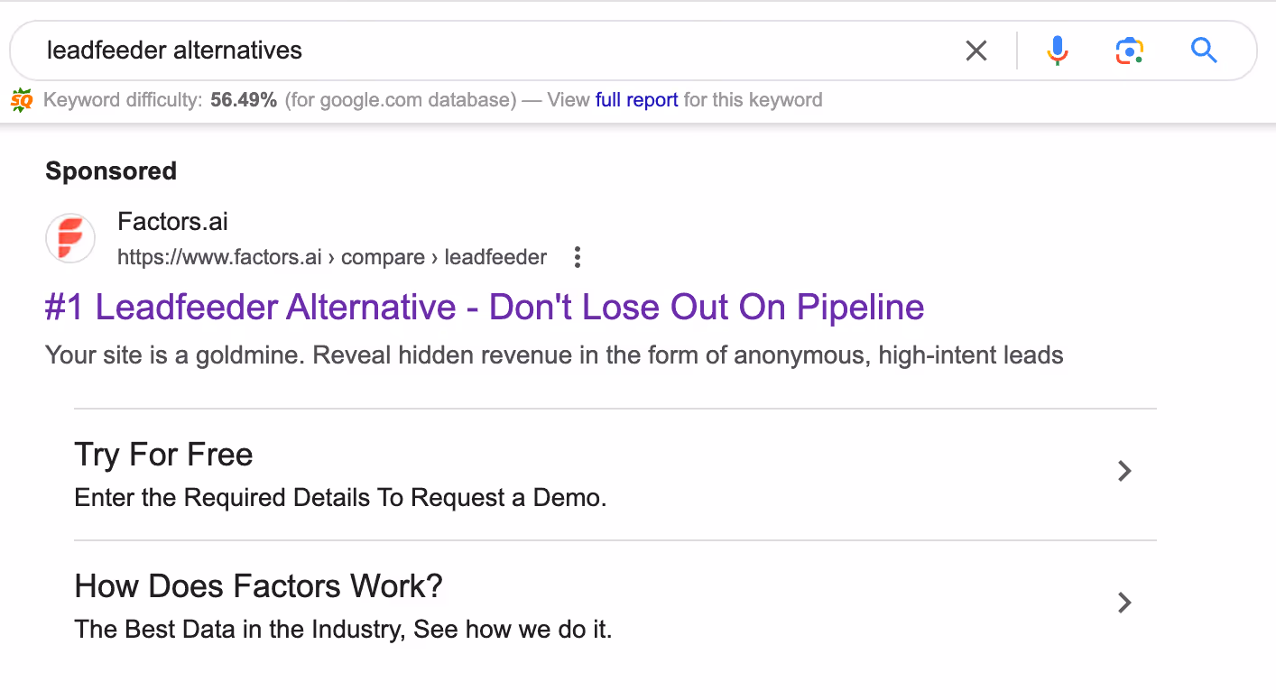 Competitor Targeting