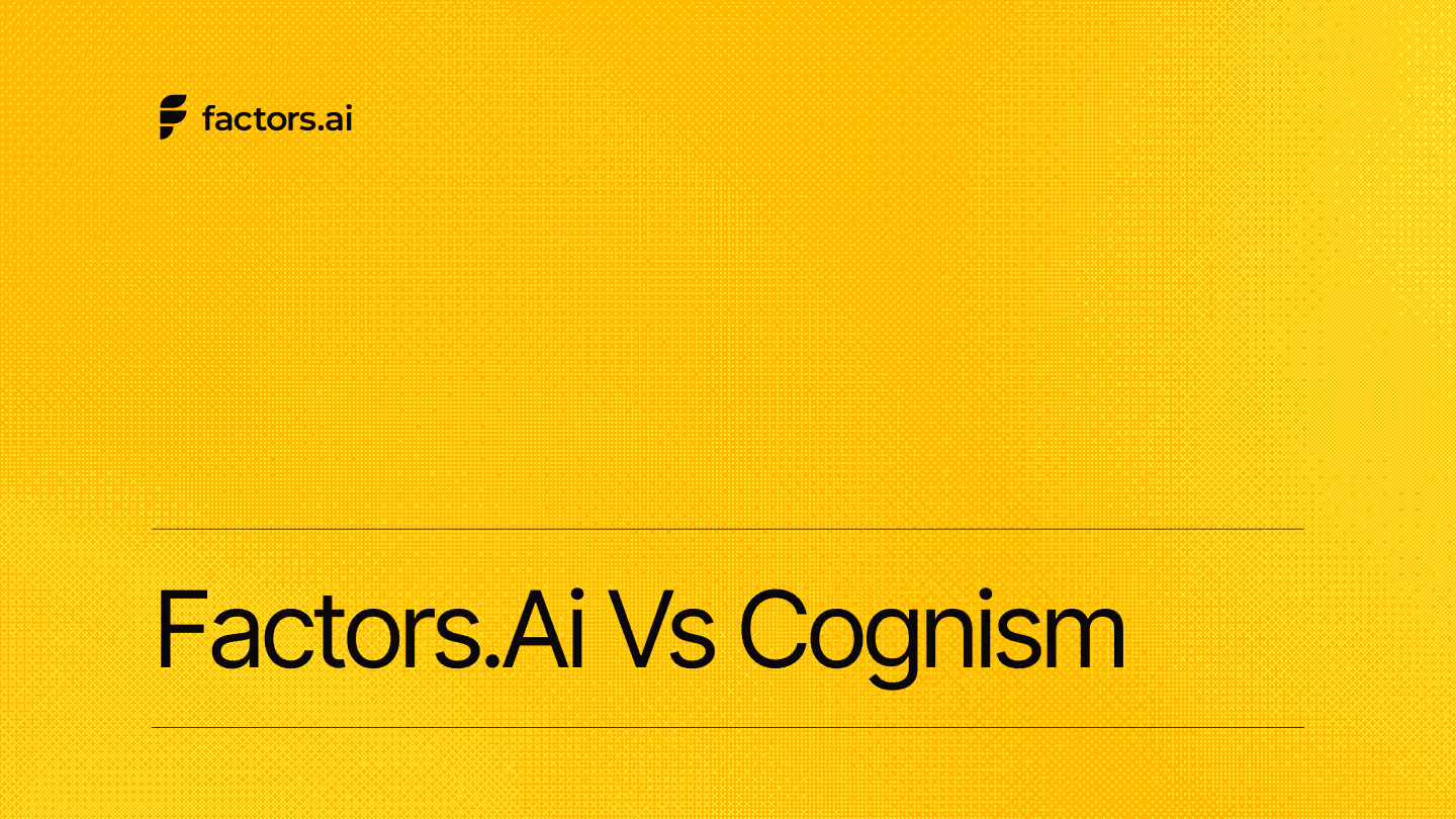 Factors.ai vs Cognism: The GTM Platform Breakdown