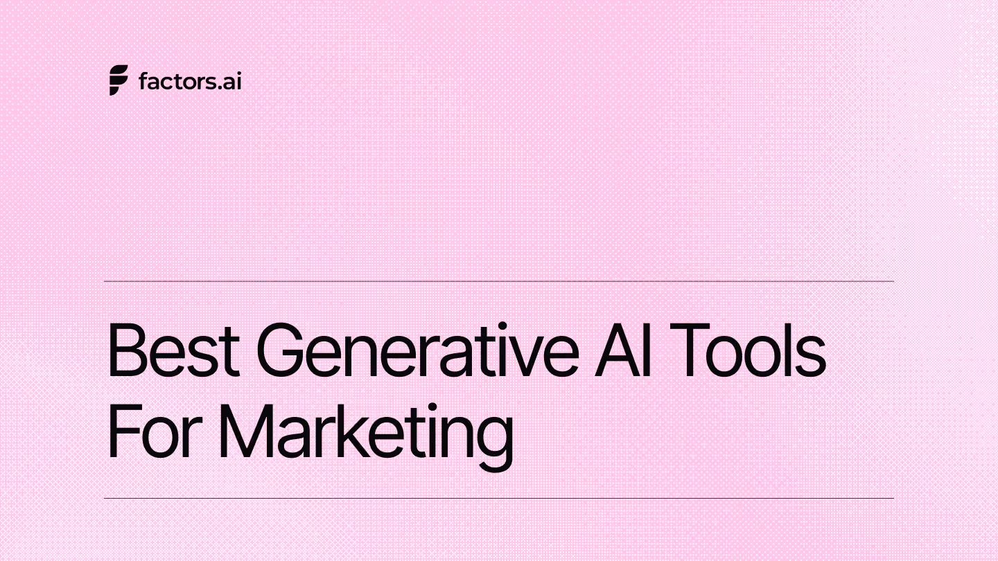 Best generative AI tools for marketing 