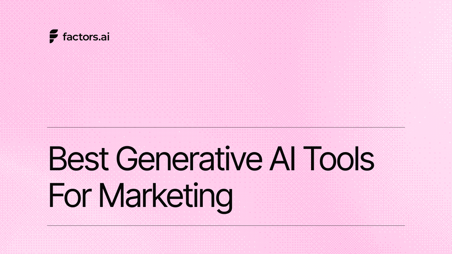 Best generative AI tools for marketing 