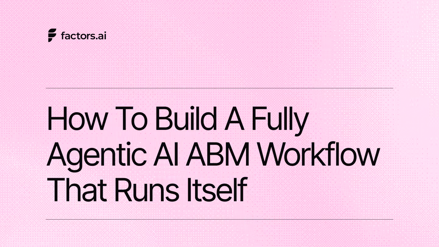 How to build a fully agentic AI ABM workflow that runs itself