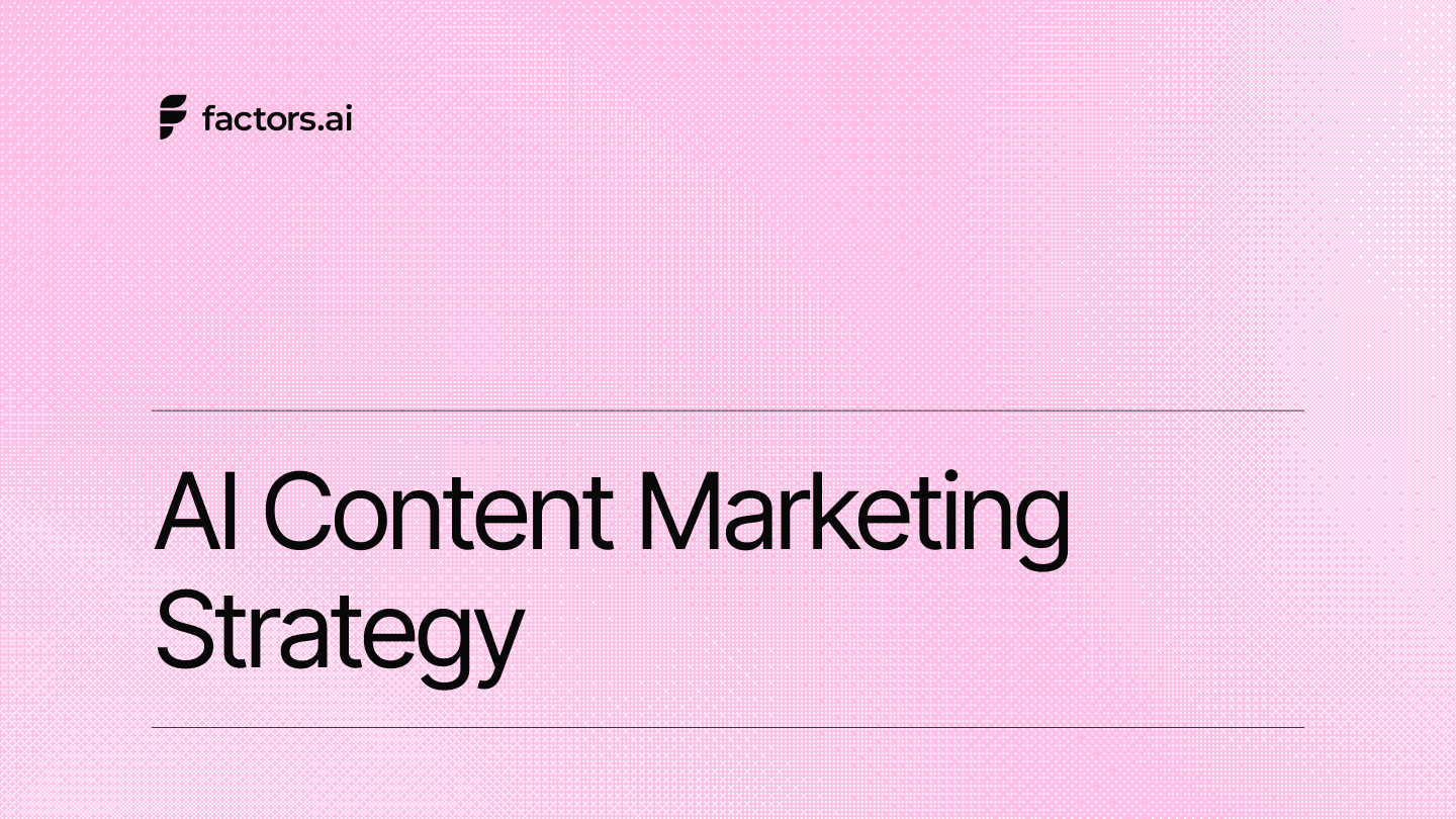 AI content marketing strategy: what actually moves pipeline in 2026
