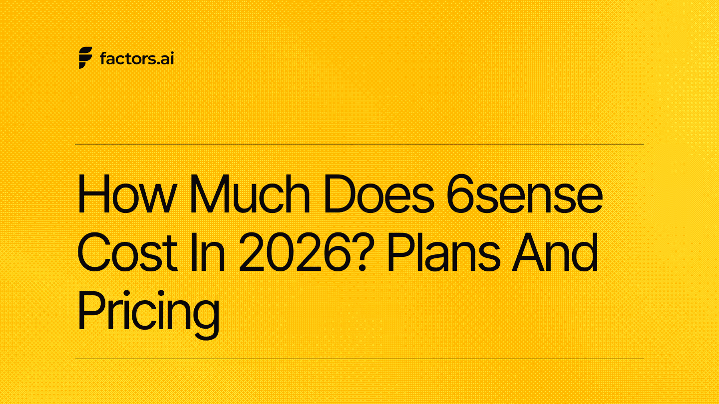 How Much Does 6sense Cost in 2026? Plans and Pricing