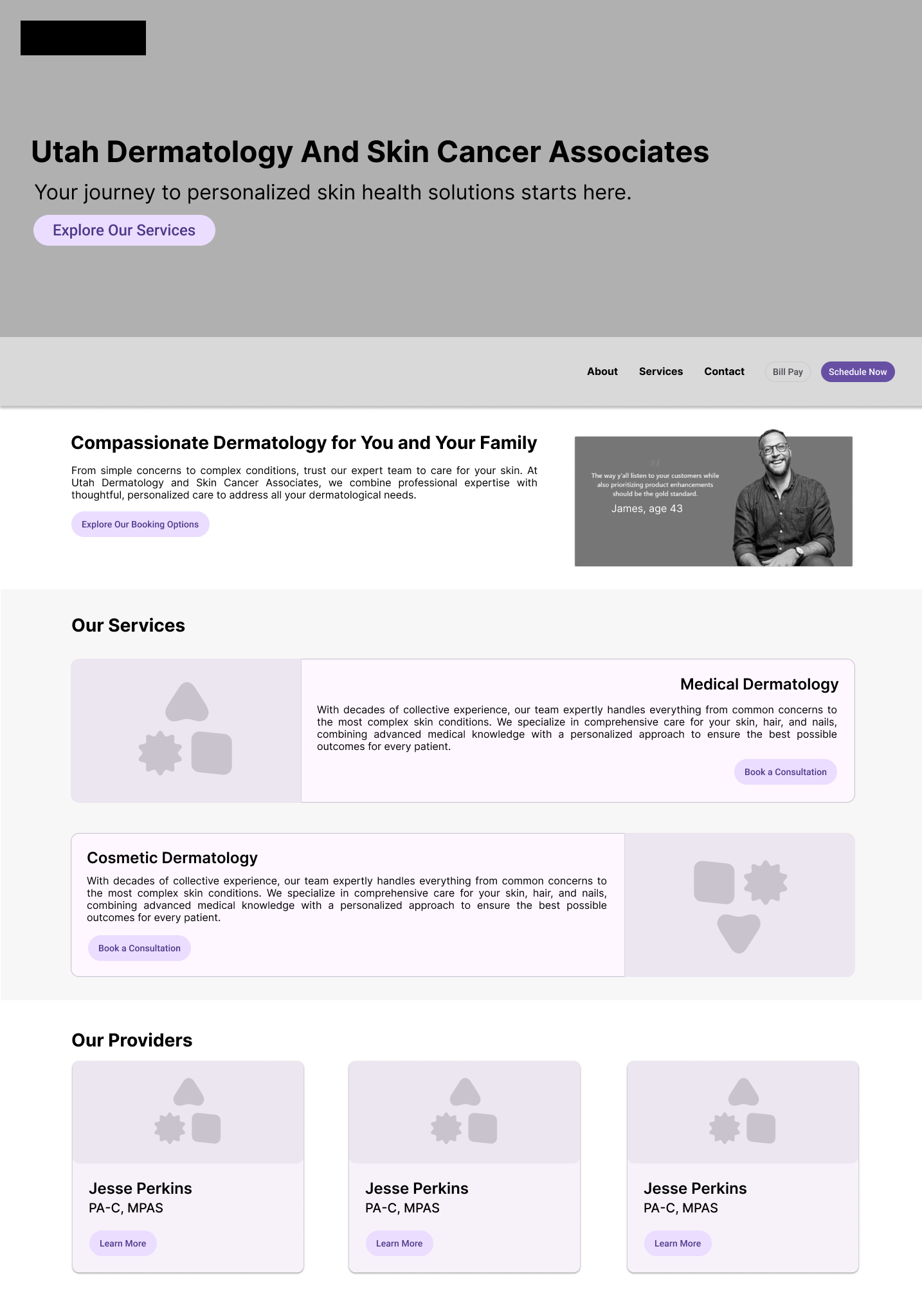 Image of wireframe iteration