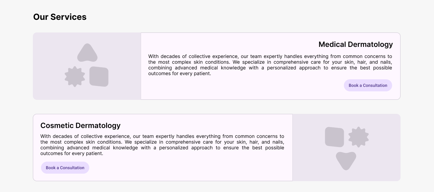 representation of services pain point