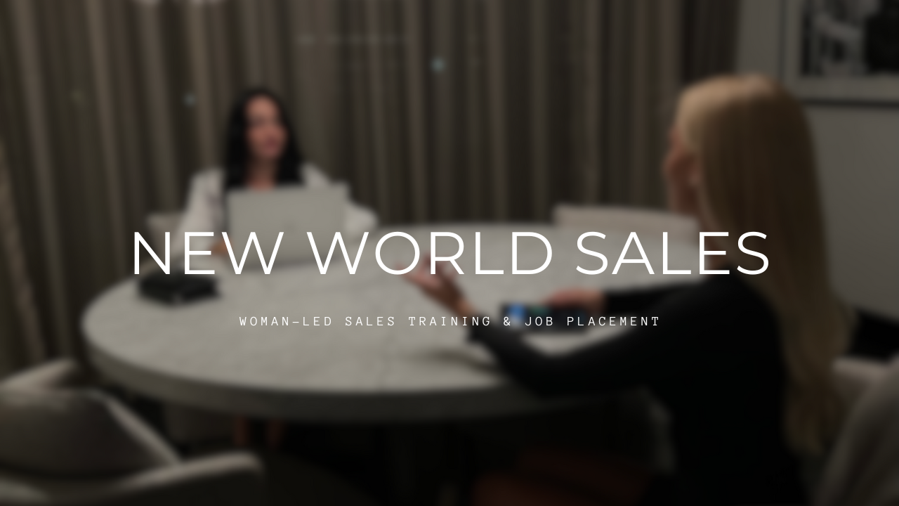 The New World Sales team
