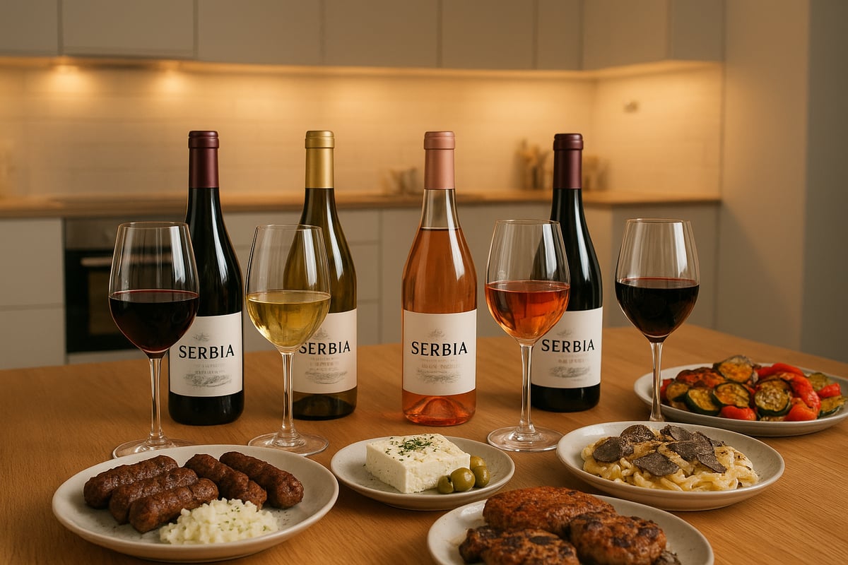 Genuss-Tipps und Foodpairing für serbische Weine