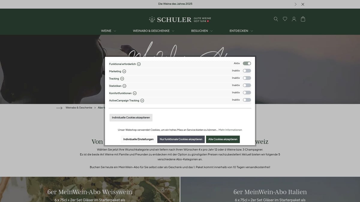 7 Top Aktion Weine 2025: Exklusive Angebote Entdecken - 4. MeinWein Abo – Exklusive Clubangebote für Entdecker