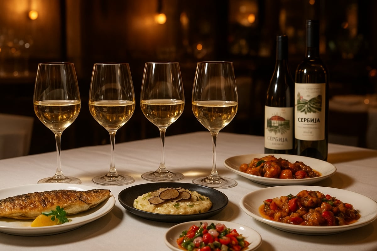 Genuss und Foodpairing: So kommen serbische Weisswein-Ikonen zur Geltung