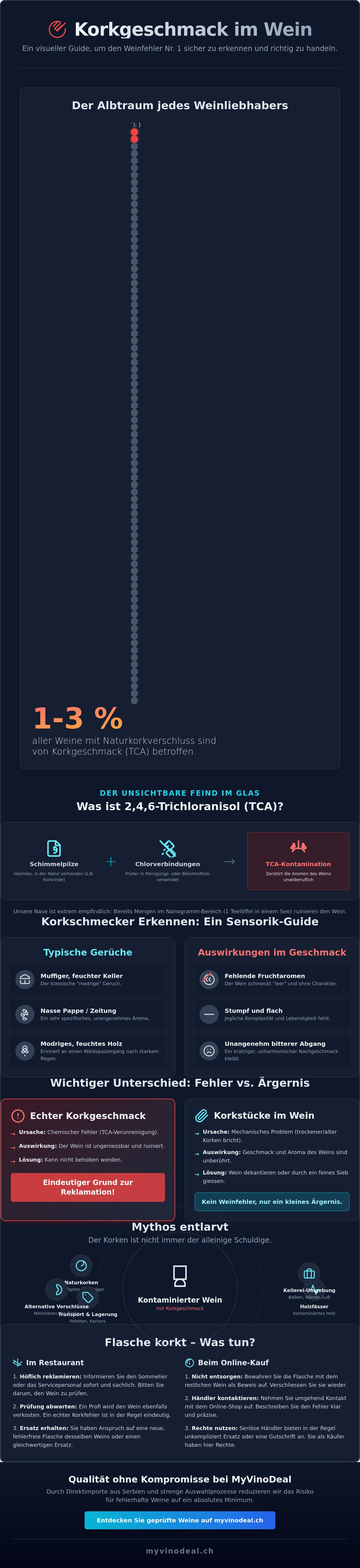 Korkgeschmack im wein