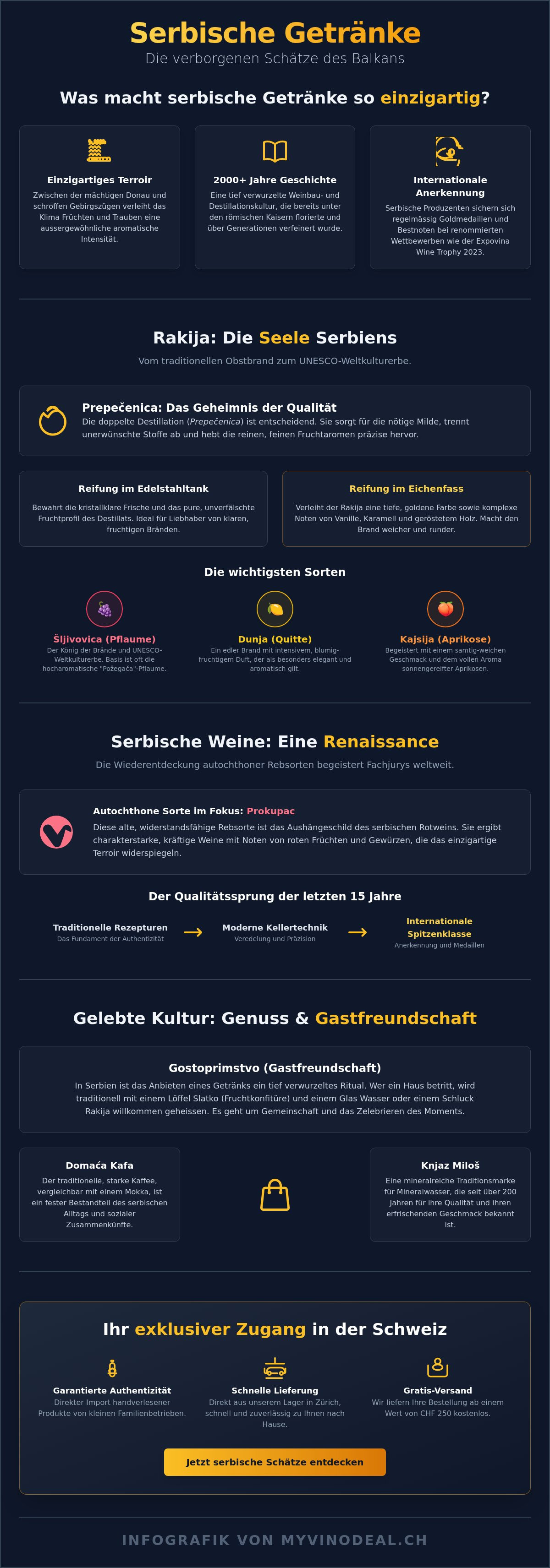Serbische getränke