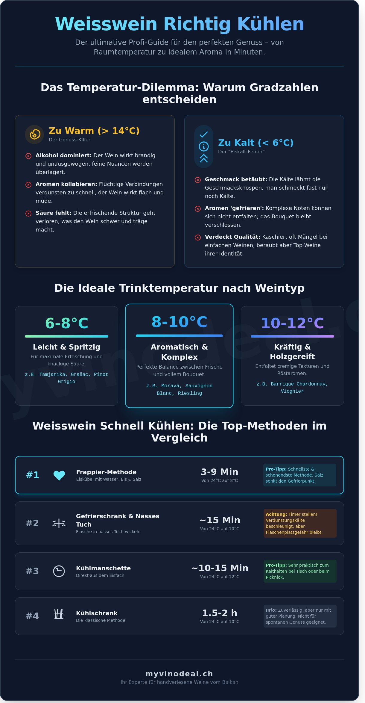 Weisswein kühlen