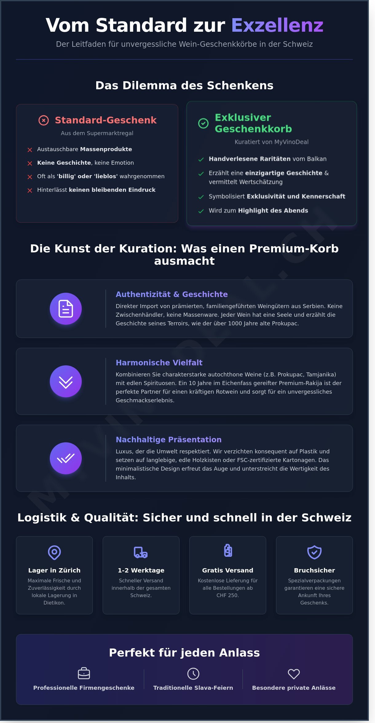 Geschenkkorb wein schweiz