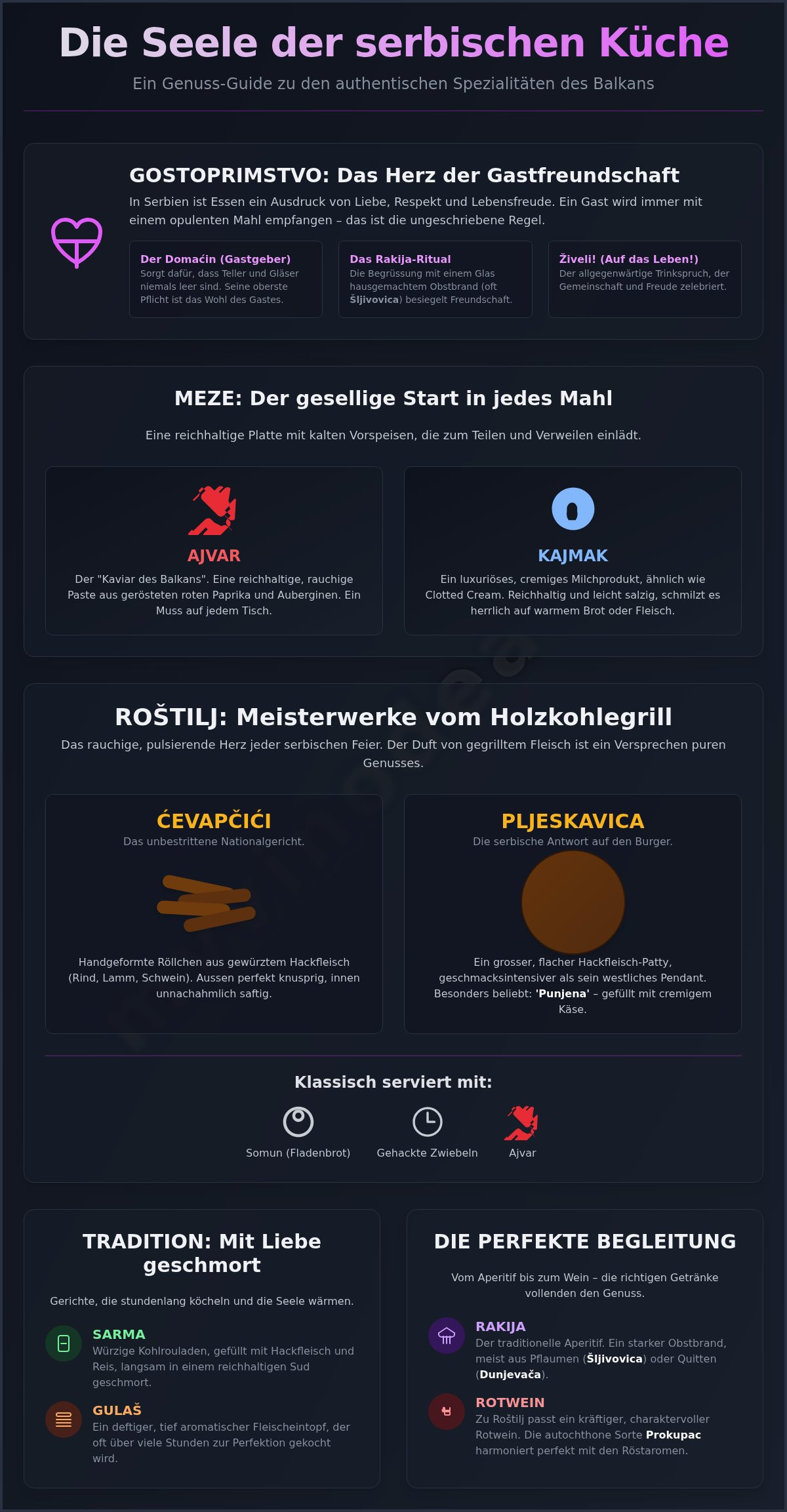 Serbische spezialitäten
