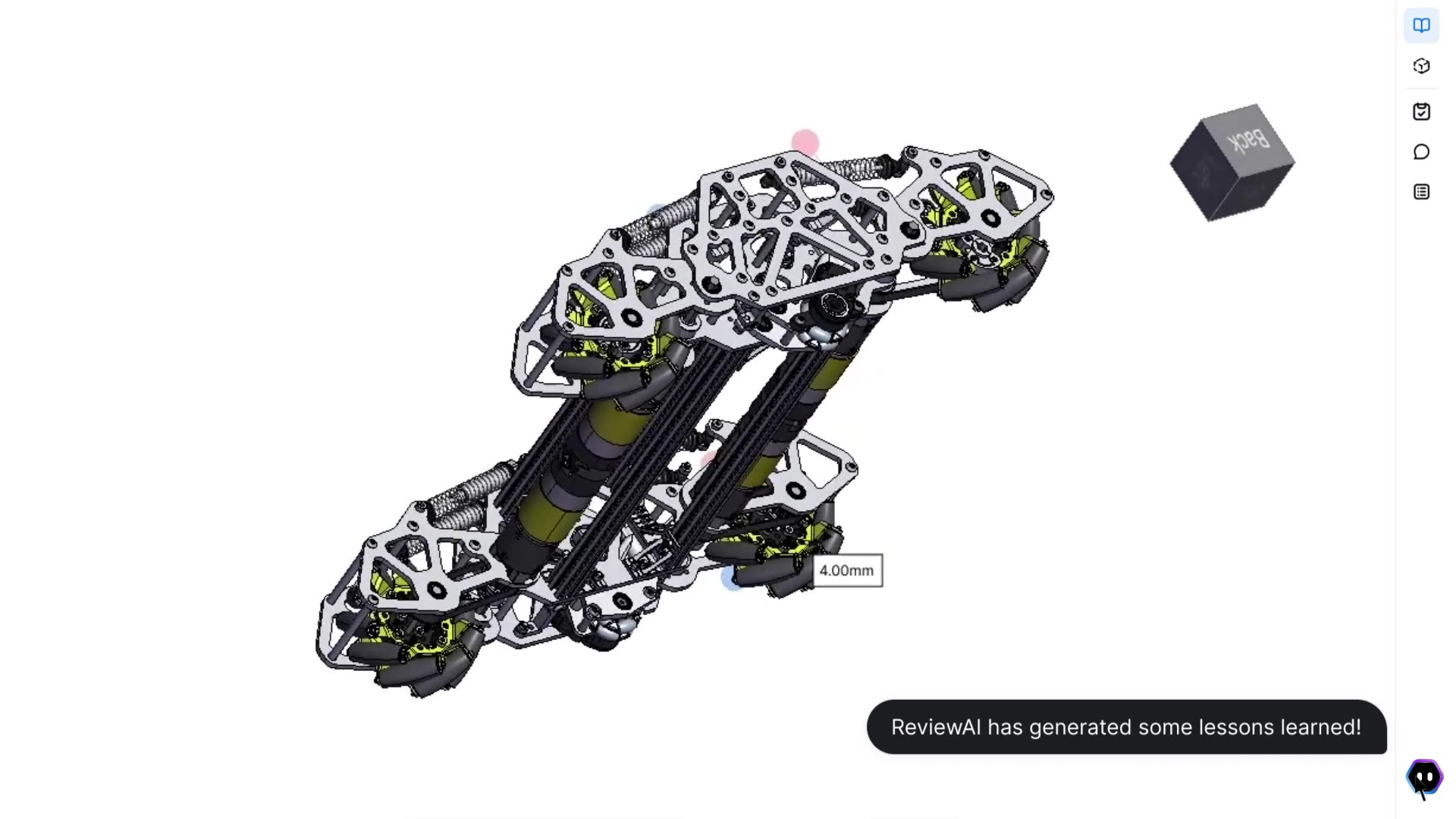 Engineering workflow visual from the ReviewAI launch video
