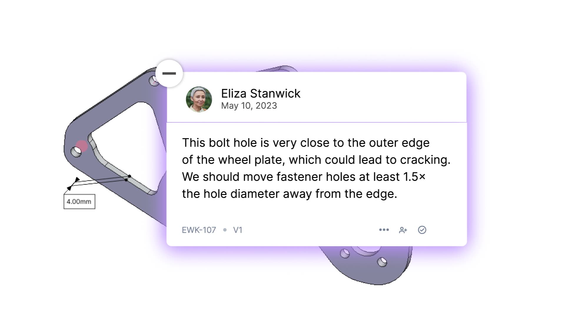 Motion design frame from the ReviewAI campaign explainer