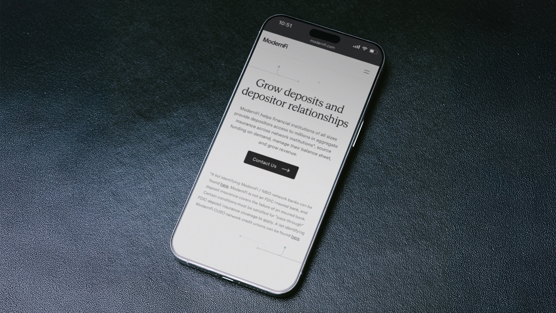 Additional ModernFi mobile UI design view