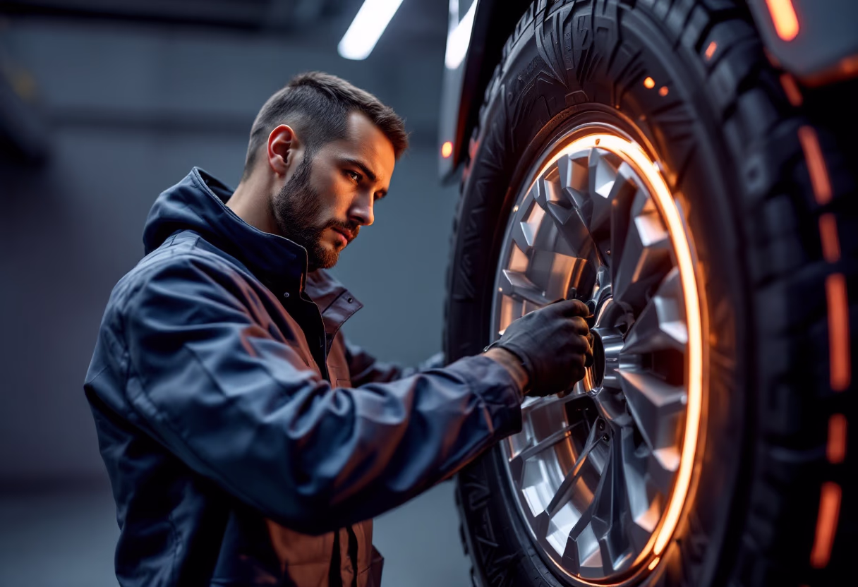 image of truck maintenance