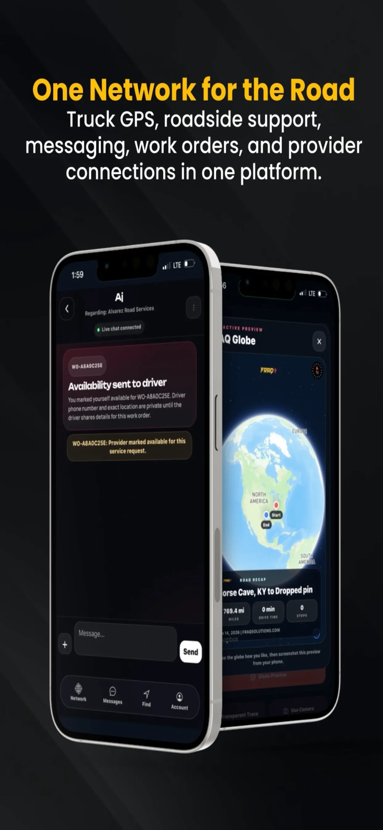FRAQ Network app screenshot 1