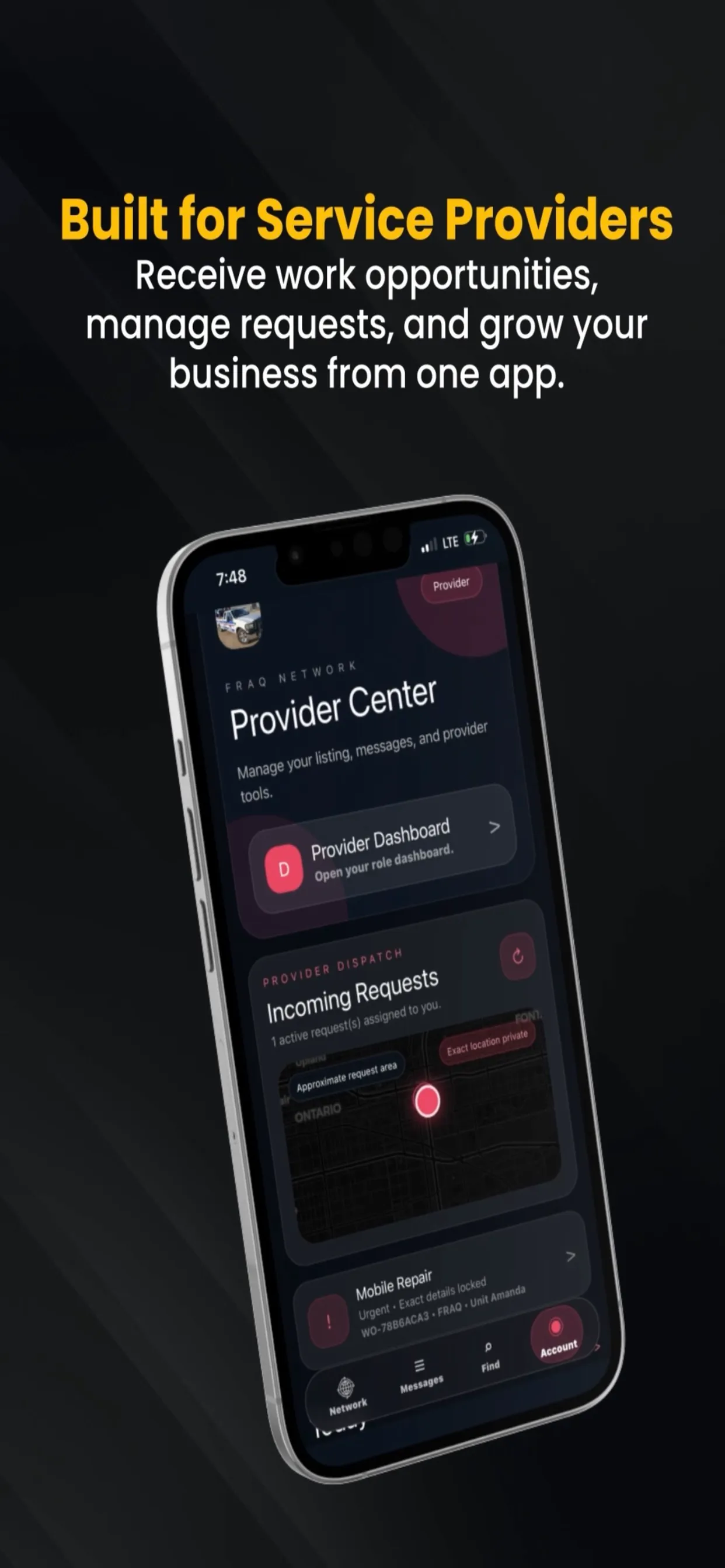FRAQ Network app screenshot 3