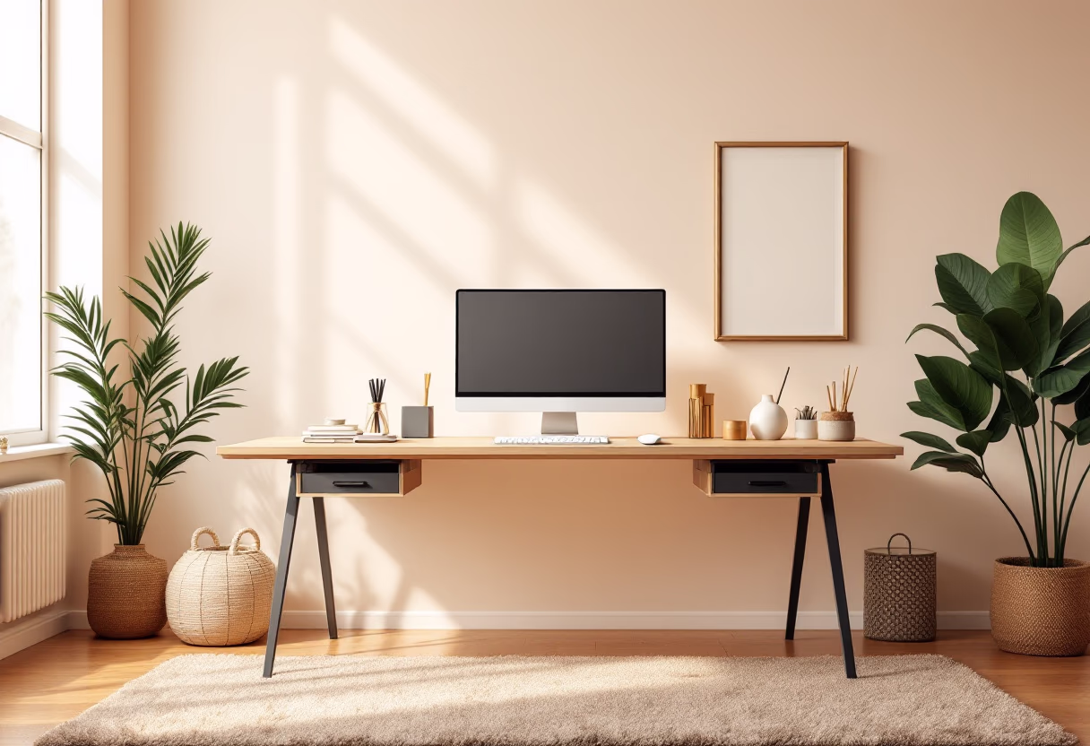 [background image] image of office interior (for a graphic design studio)