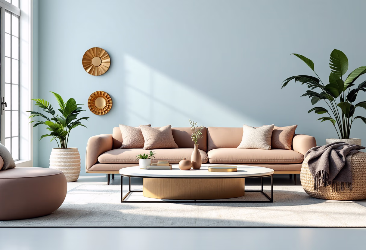 image of a stylish living room setup
