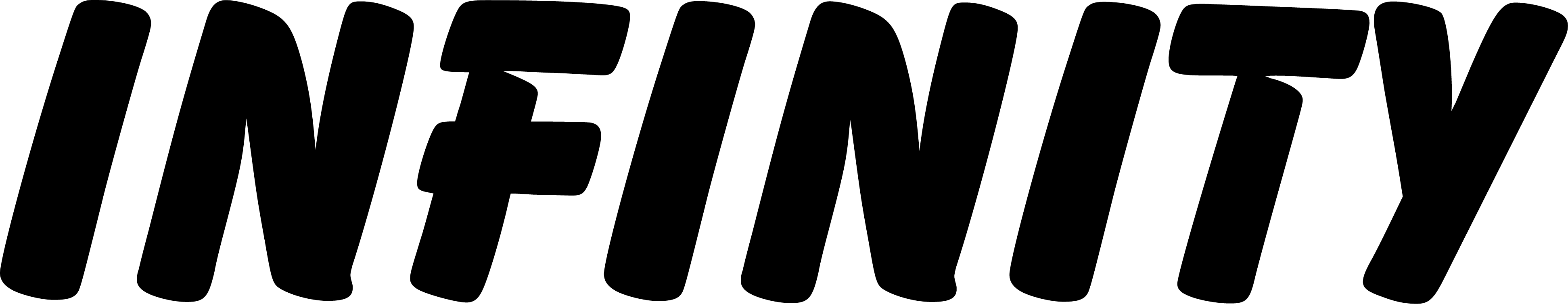 Bold typography spells out "INFINITY," emphasizing endless possibilities.
