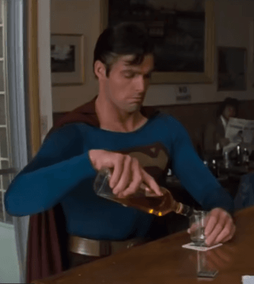 Films Product Placement - Superman and Johnnie Walker