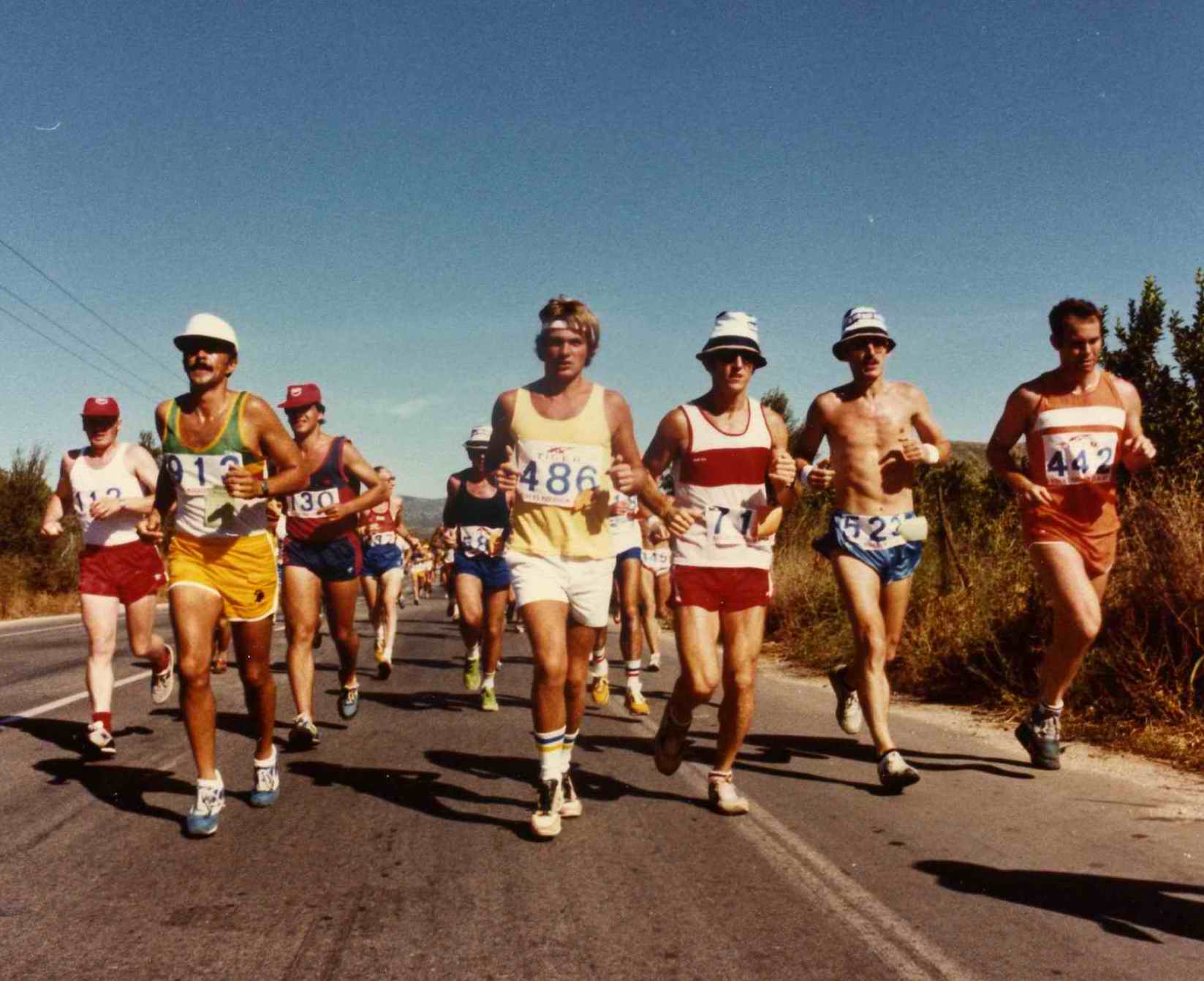 70s Marathon Runners Vintage Photo - Disclose Studios