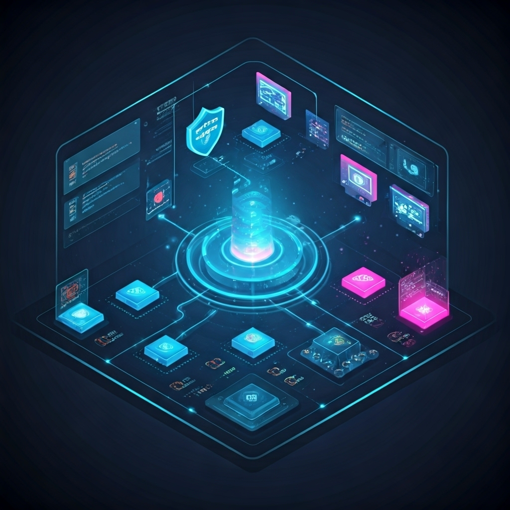 [interface] screenshot of core features (for an ai developer tools)