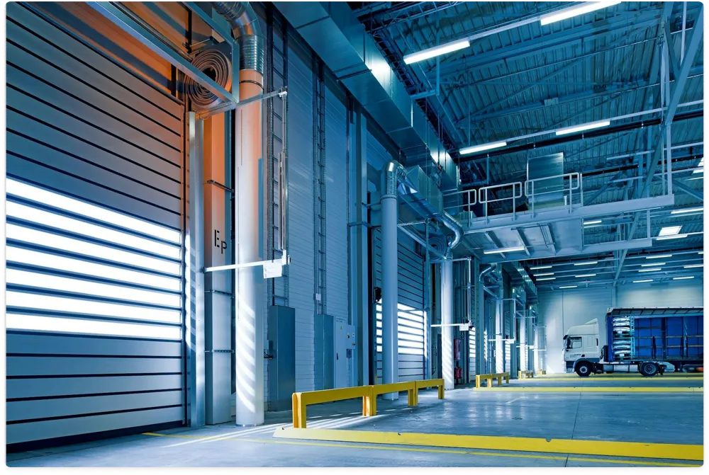 an industrial building